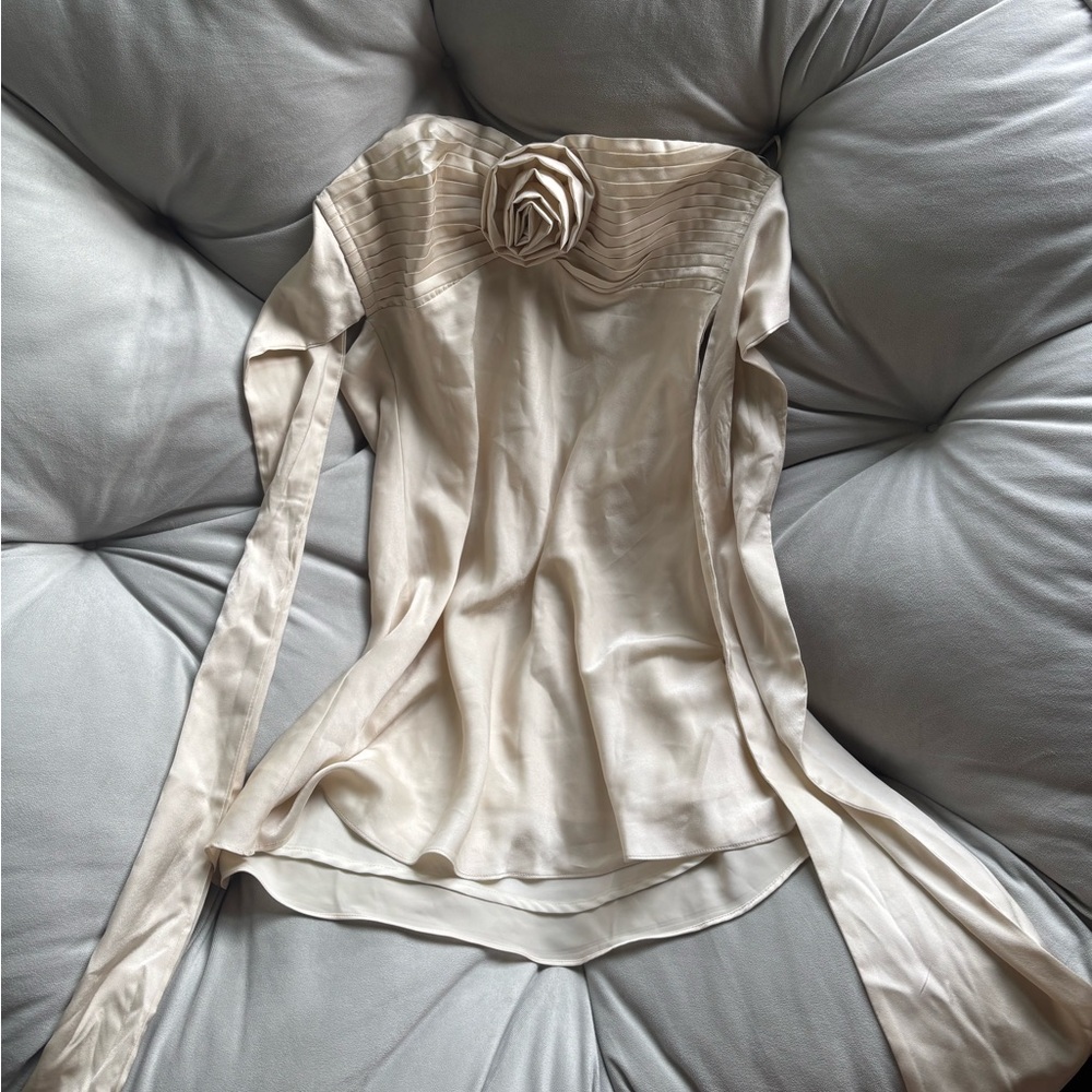 NWT Cotton Candy LA strapless slip dress with bow